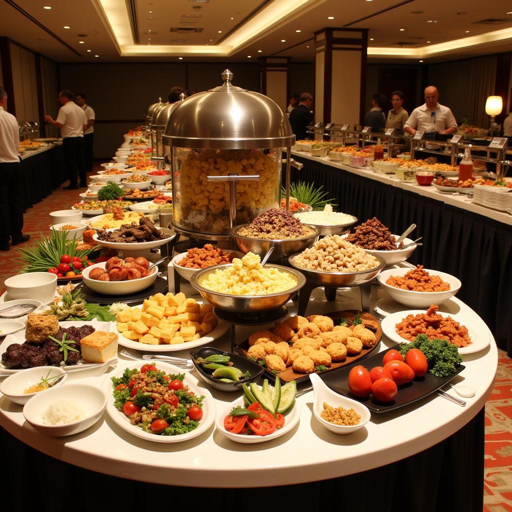 Nusa Dua Conference Catering Buffet Setup