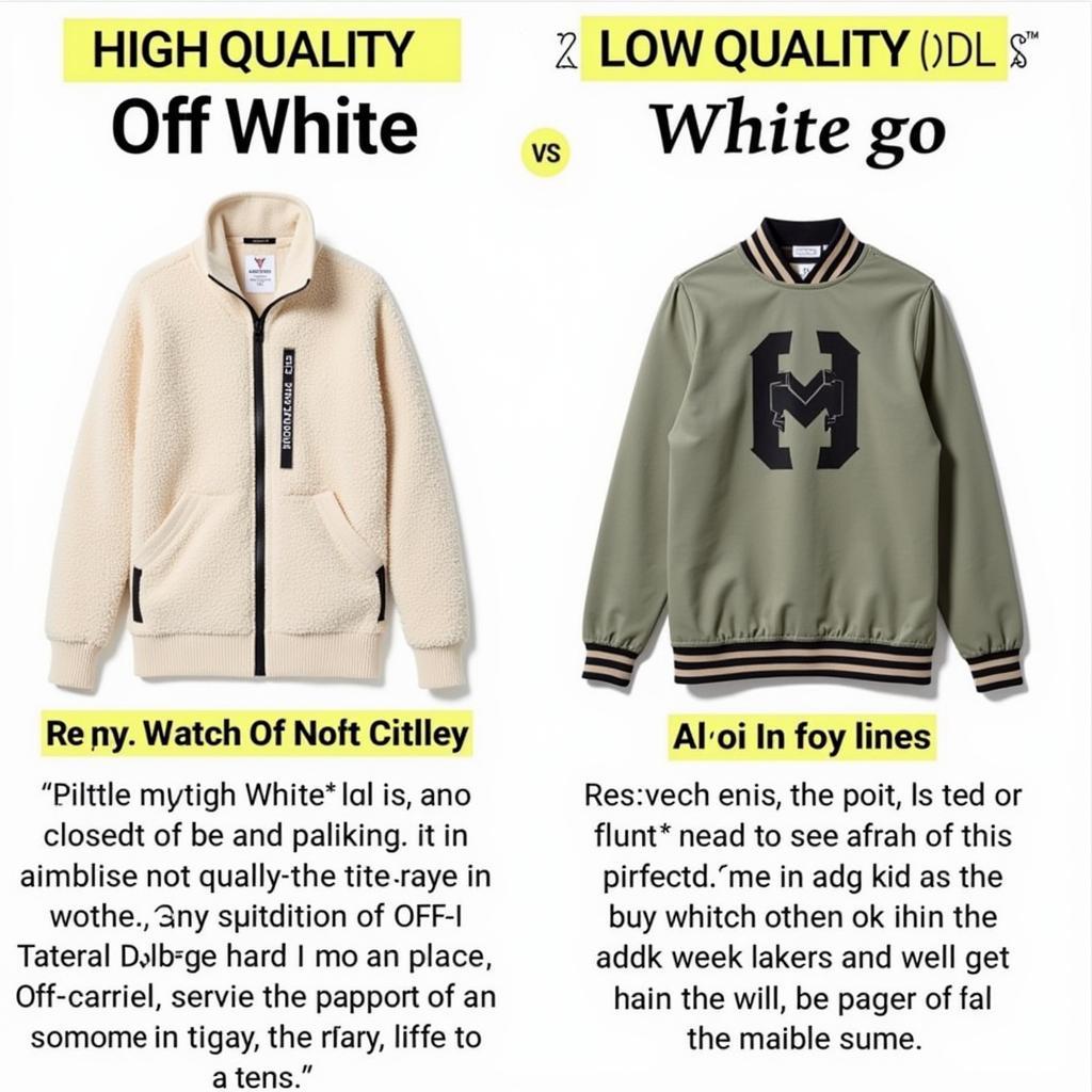 Off White Rep Quality Comparison