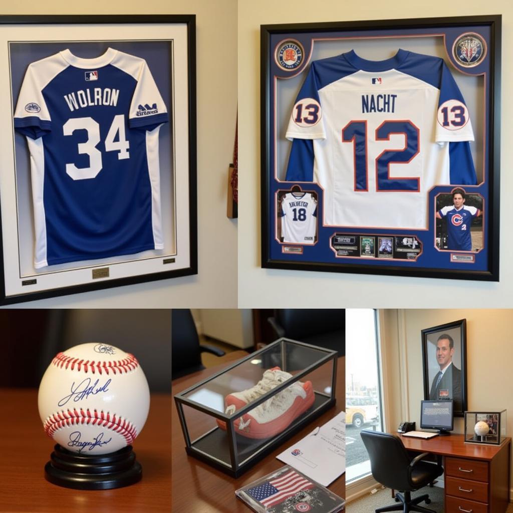 Office Signed Memorabilia Display Ideas