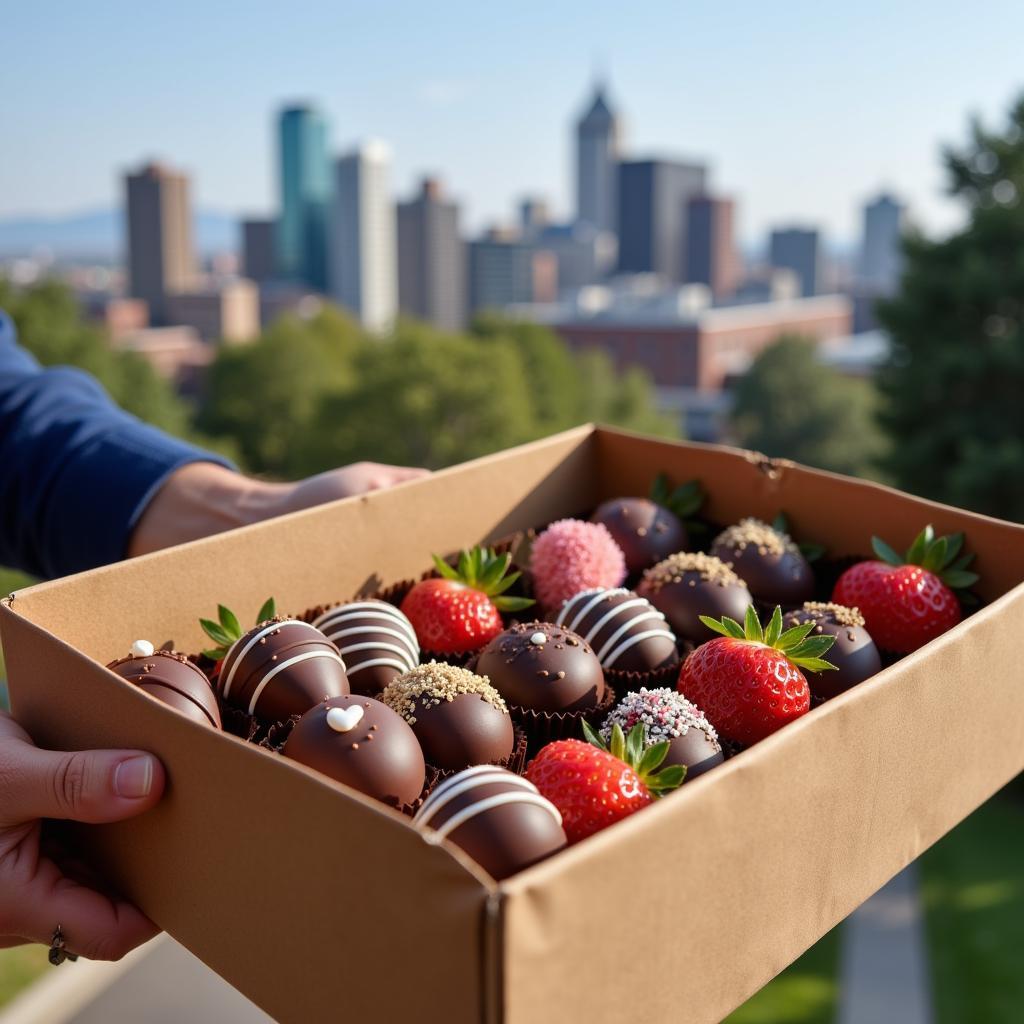 Online Chocolate Covered Strawberry Delivery in Denver