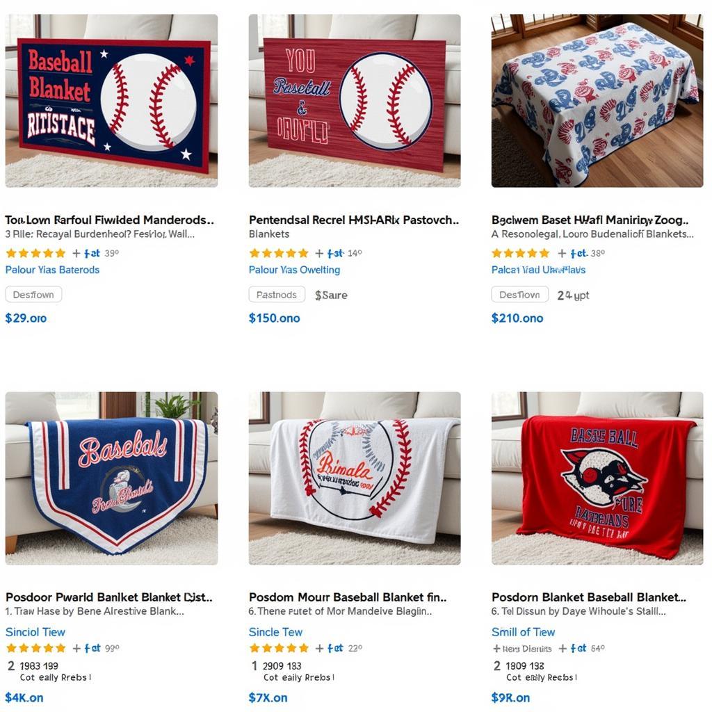 Online Retailers Offering Personalized Baseball Blankets