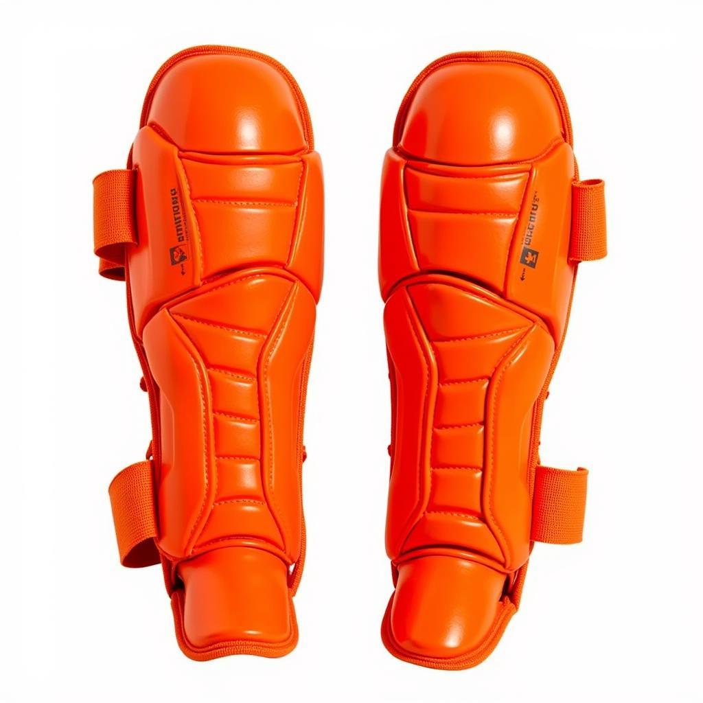 Youth Orange Catchers Leg Guards