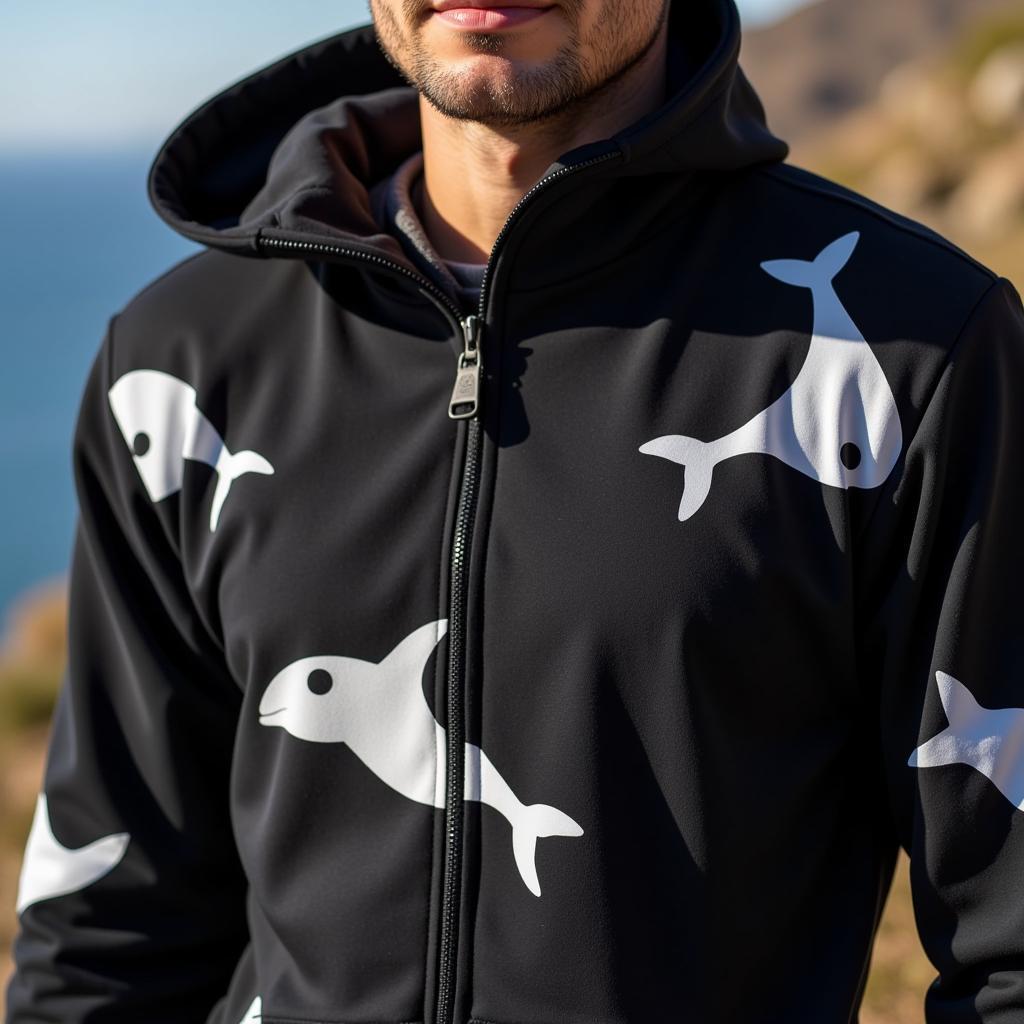 Stylish and Warm Orca Hoodie