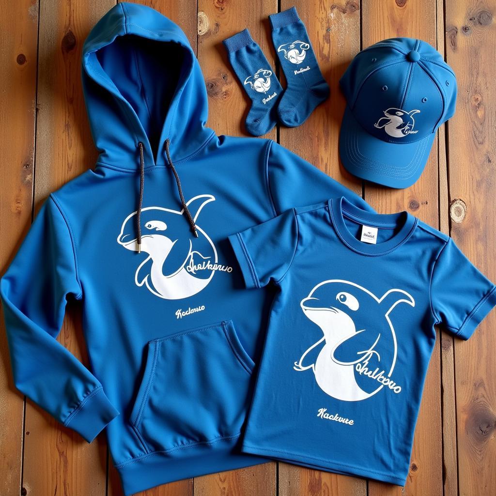 Collection of Orca-Themed Apparel