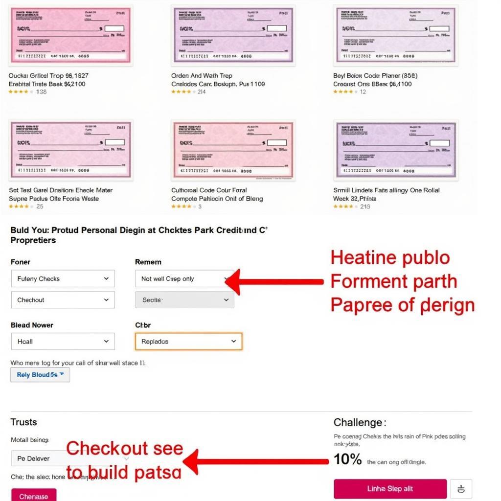 Ordering Pink Checks Online