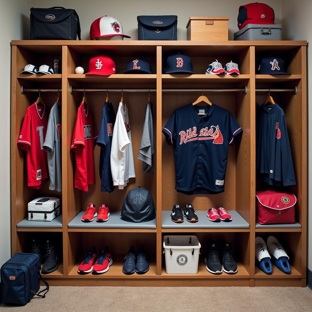 Organized Baseball Cubby Maintenance