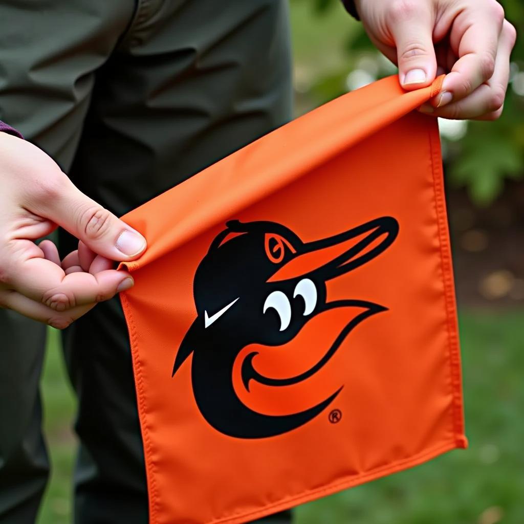 Caring for Your Orioles Garden Flag