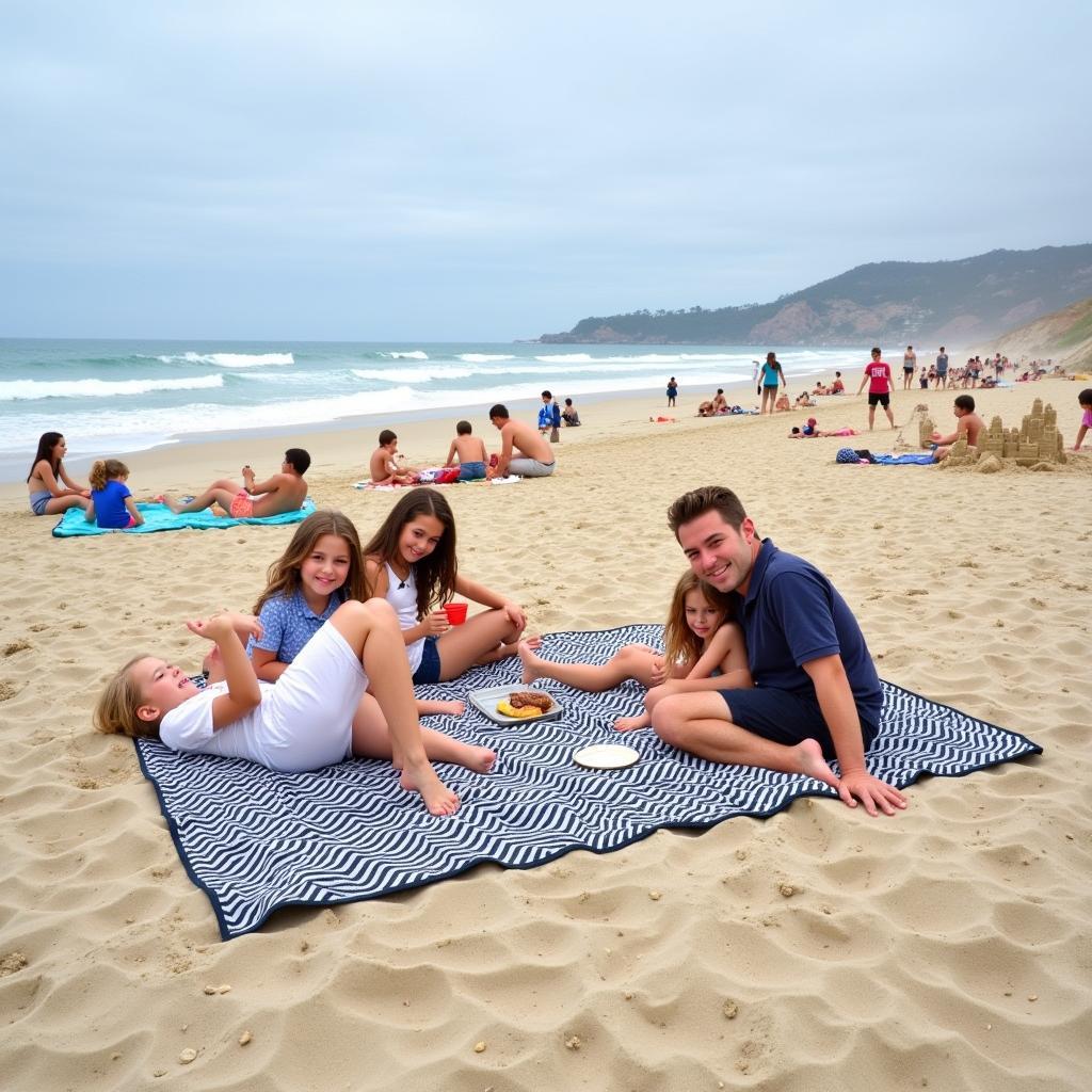 Oversize Beach Towels for California Families