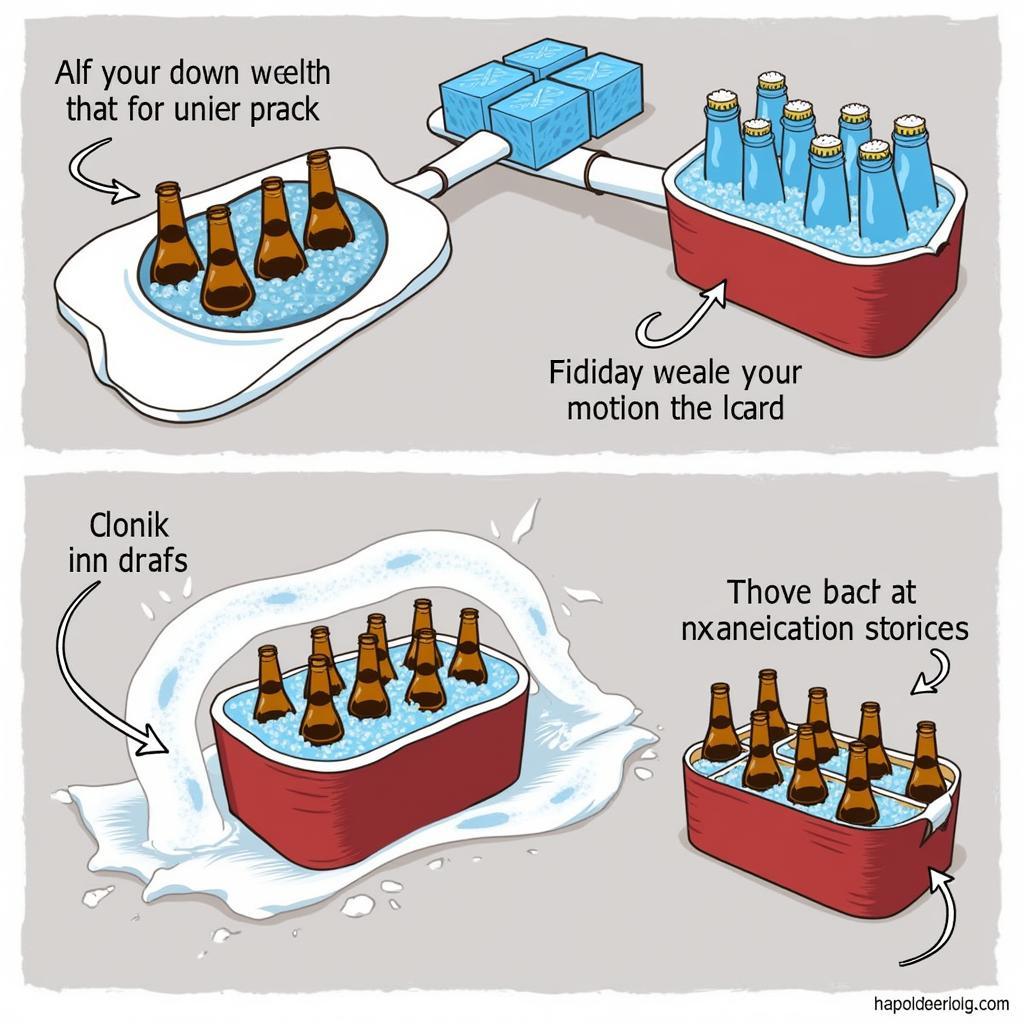 Packing a Beer Bottle Carrier for Optimal Cooling