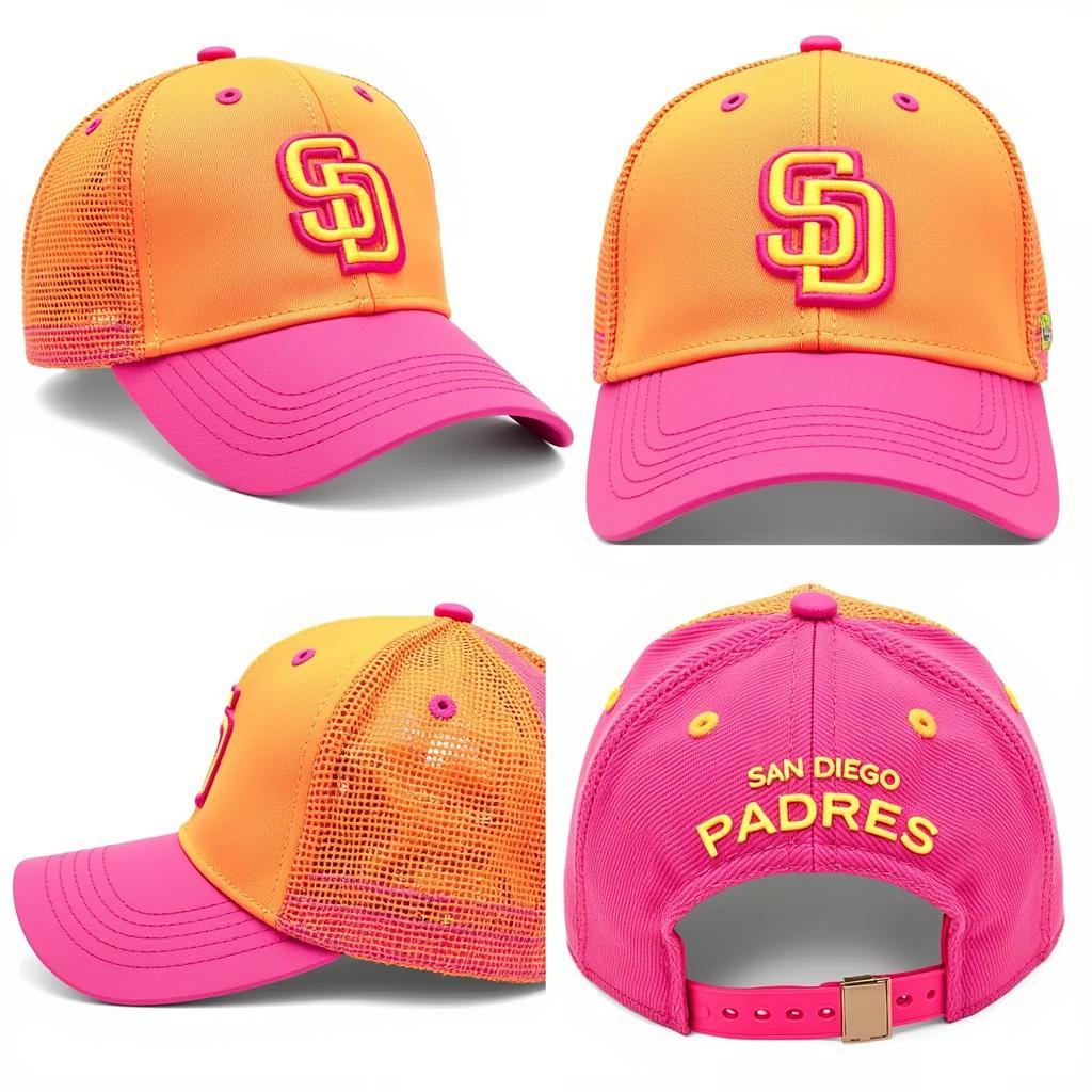 Padres City Connect Hat 6 7/8 Design Details