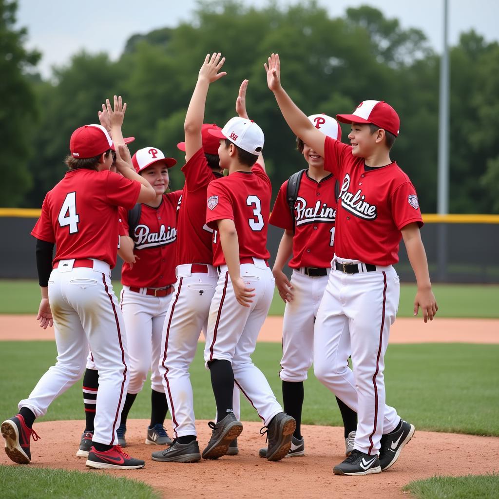 Teamwork and sportsmanship in Palatine baseball youth