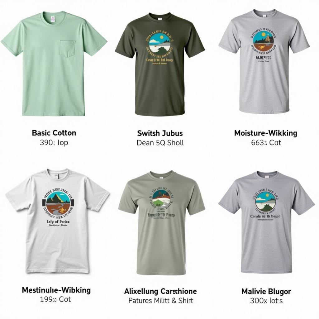 Different Park T-Shirt Styles for Various Activities