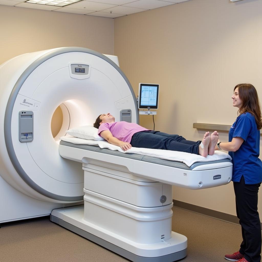 Patient Undergoing Open MRI Scan in Pittsburgh