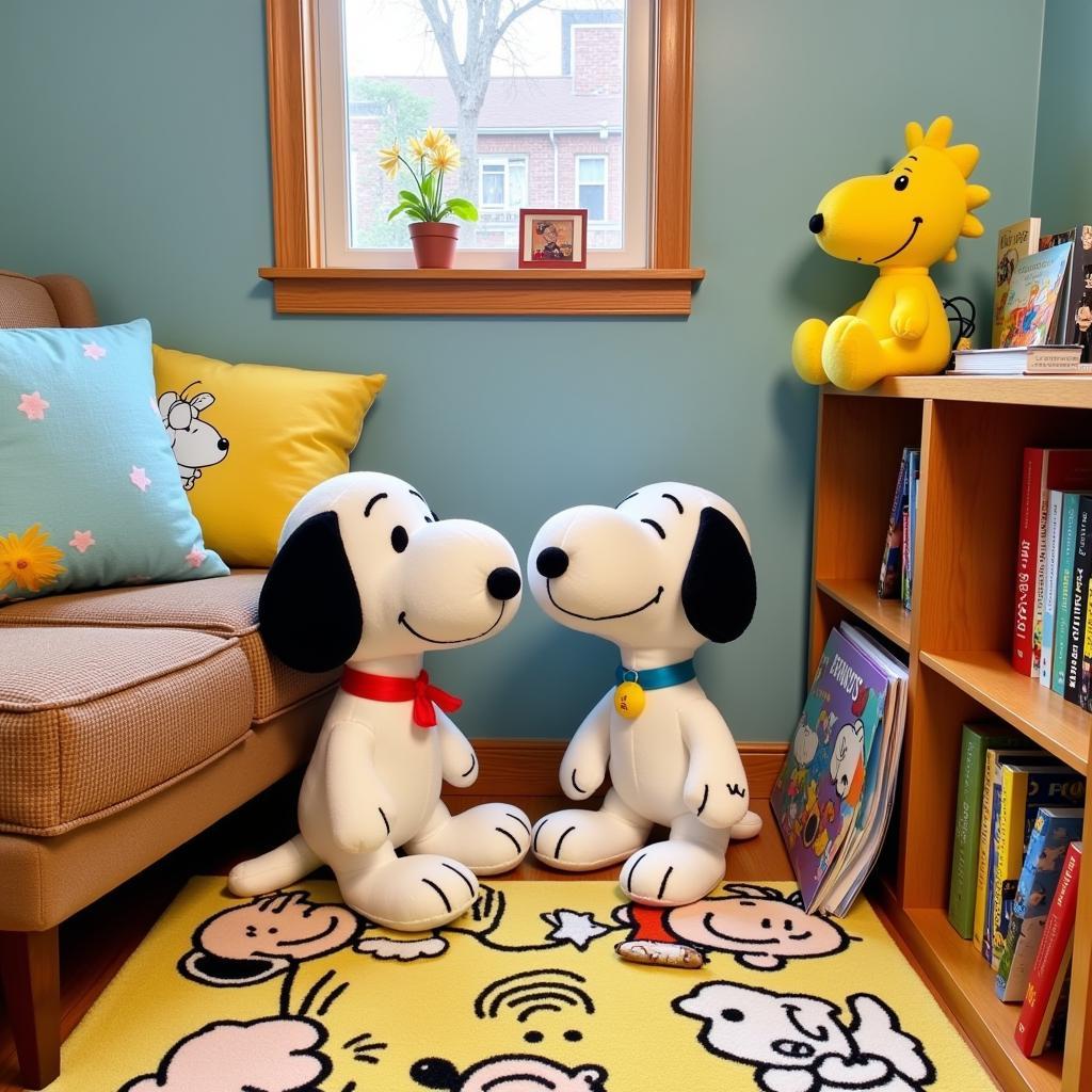 Peanuts Themed Reading Corner