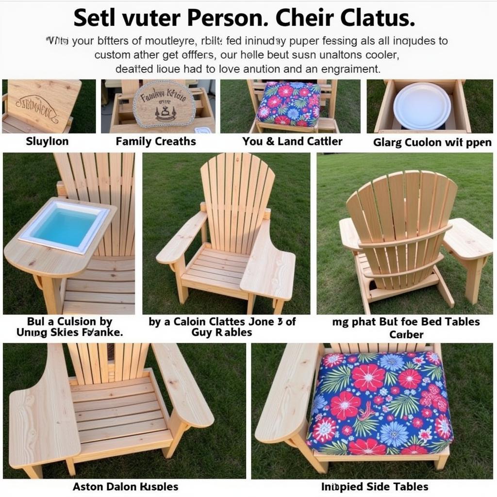 Personalized Features for Custom Adirondack Chairs