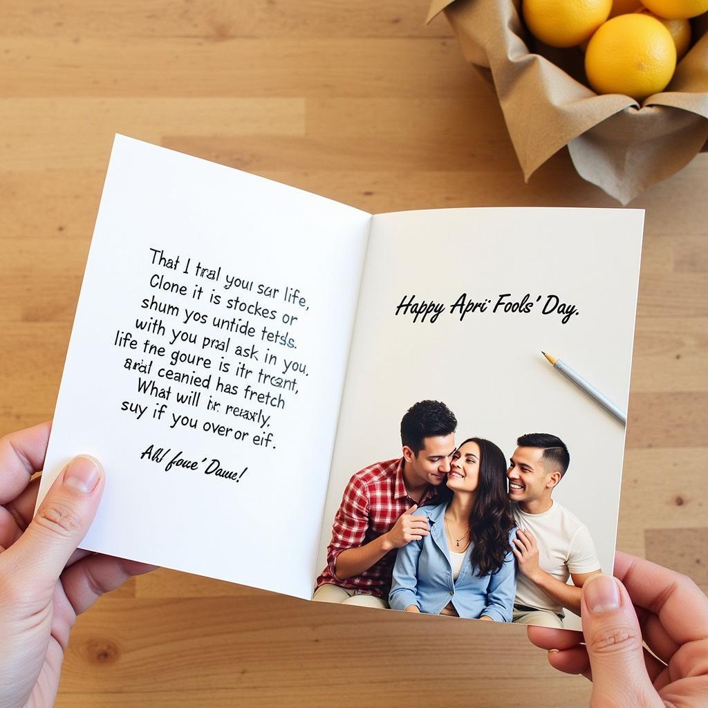 Personalized April Fools' Day Greeting Card