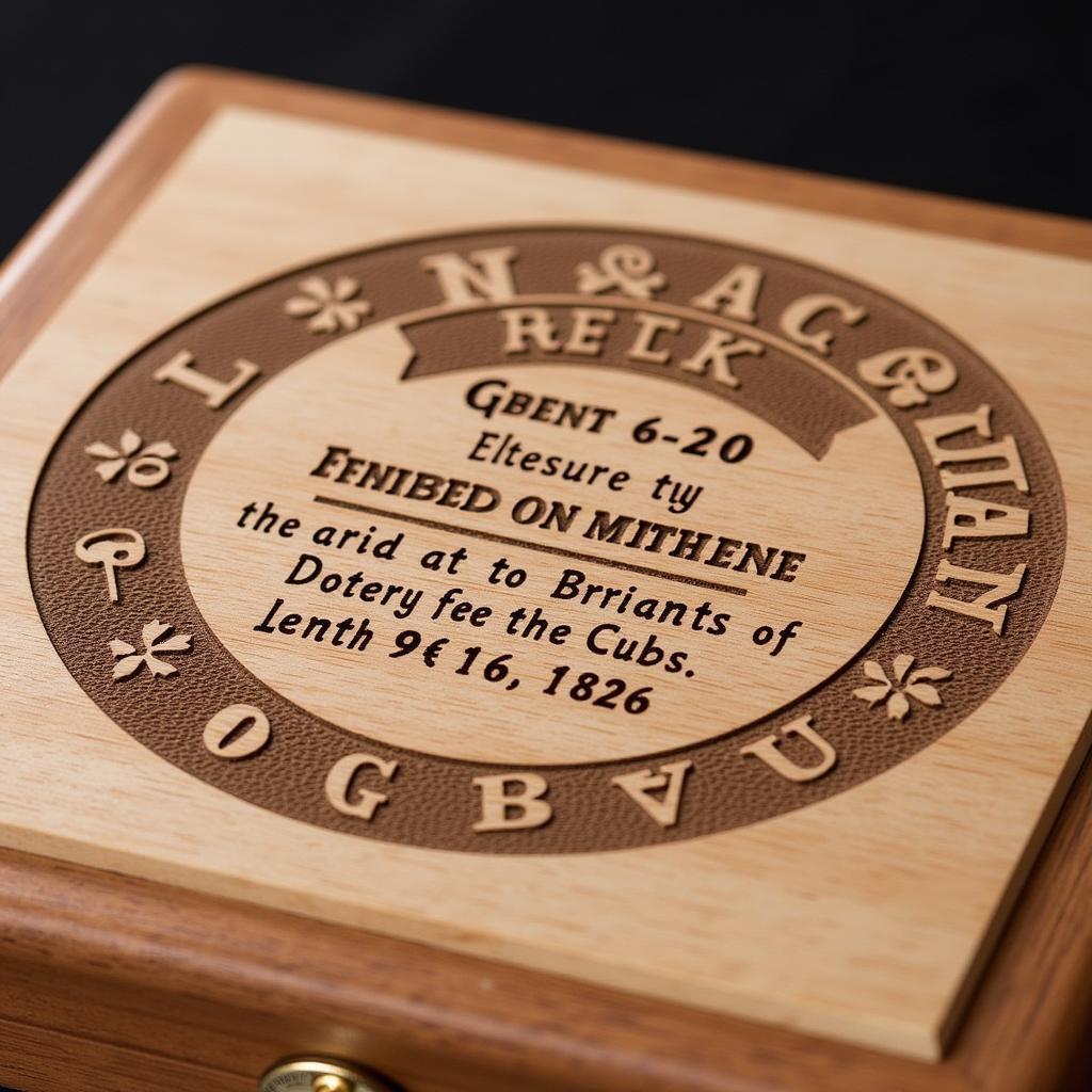 Personalized Cubs Urn with Engraving