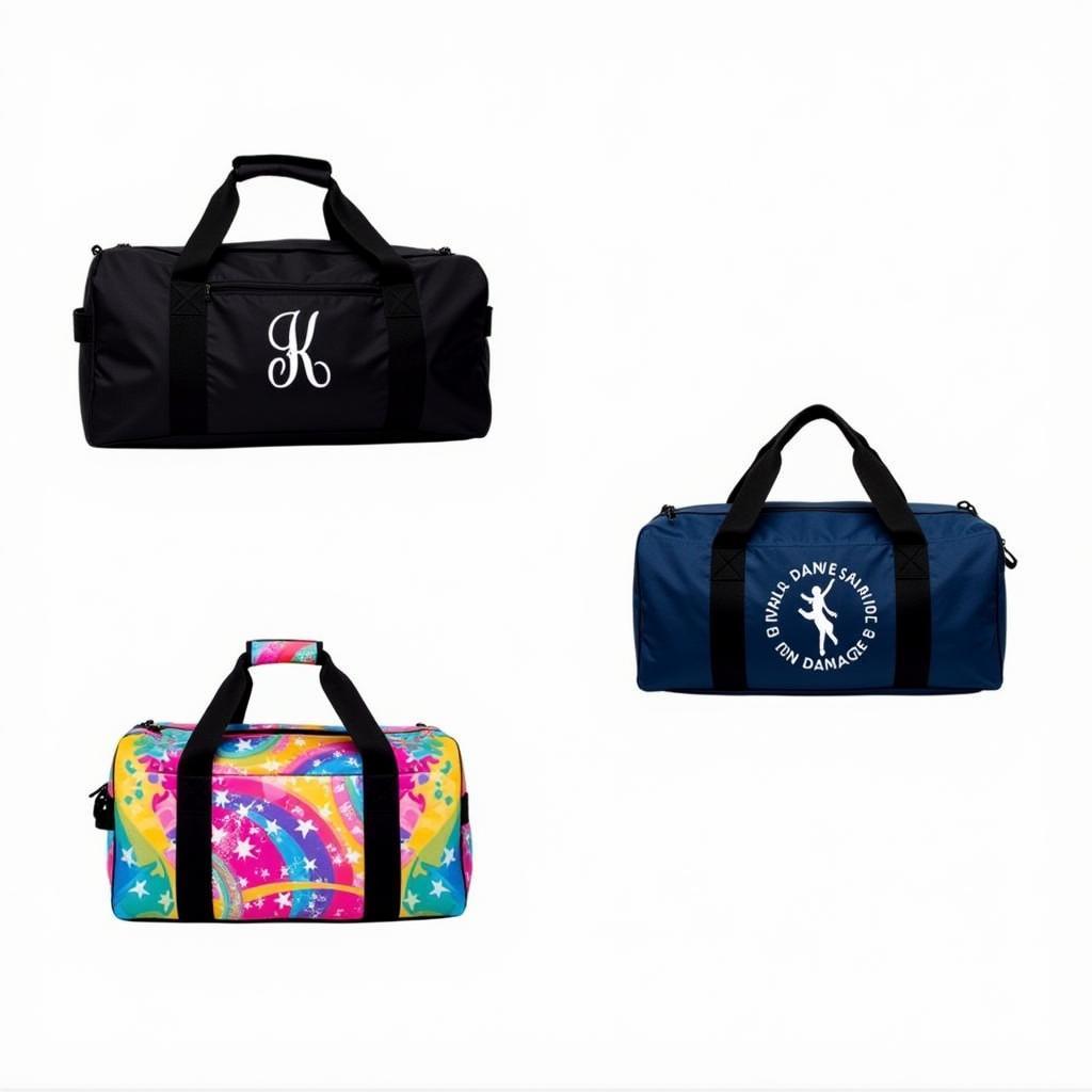 Personalized Dance Duffle Bag Designs