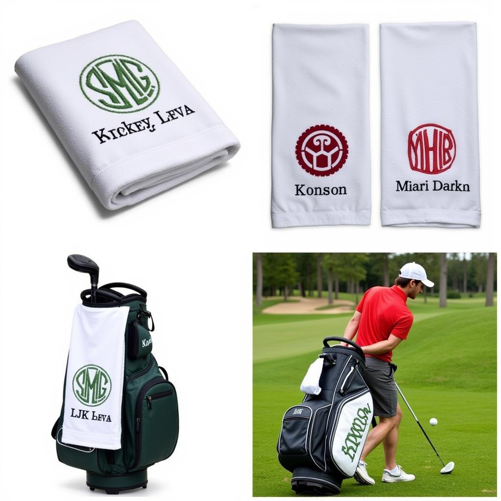 Personalized Golf Towels with Names and Logos