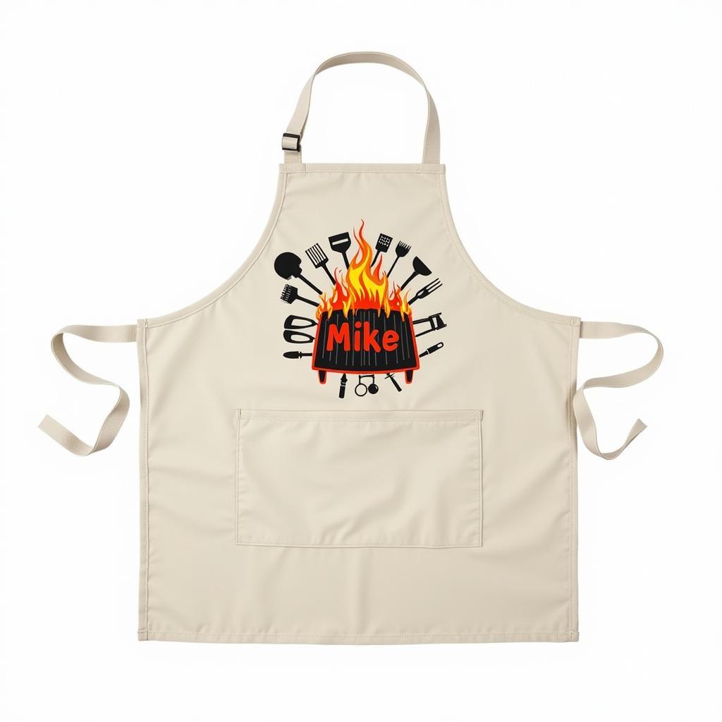 Personalized Grill Apron with Custom Design