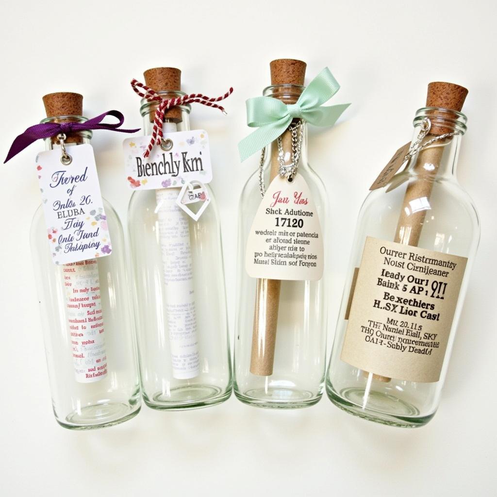 Personalized Message in a Bottle Invitations