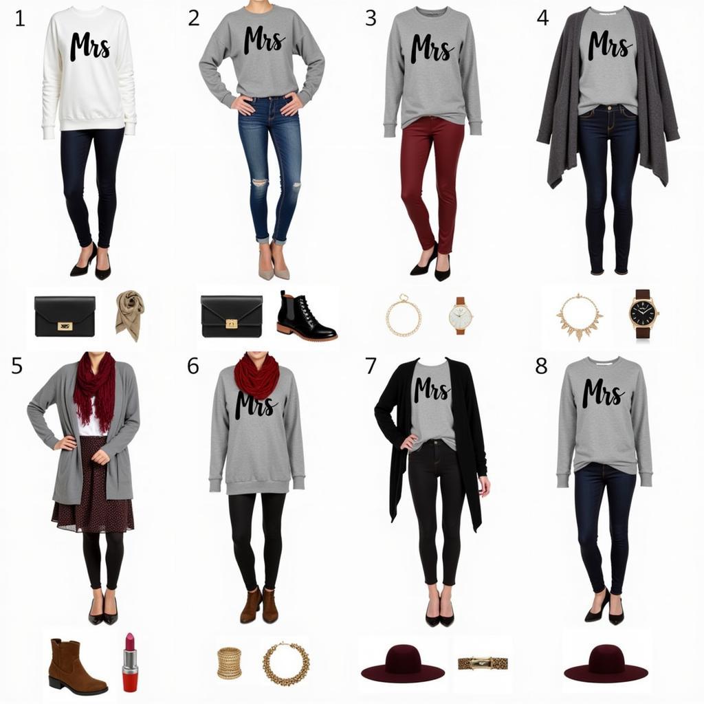 Personalized Mrs Sweatshirt Styling Tips