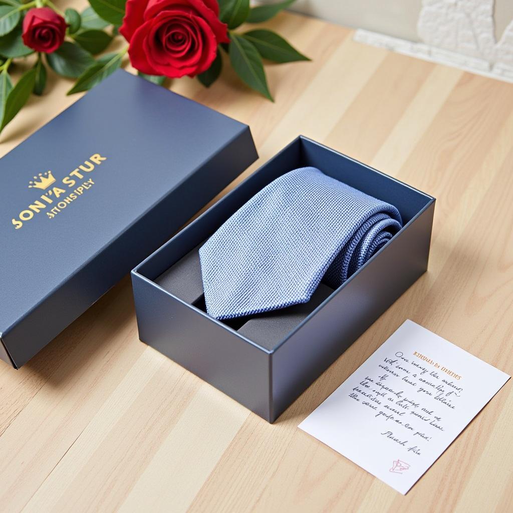 Personalized Tie Gift Box and Presentation