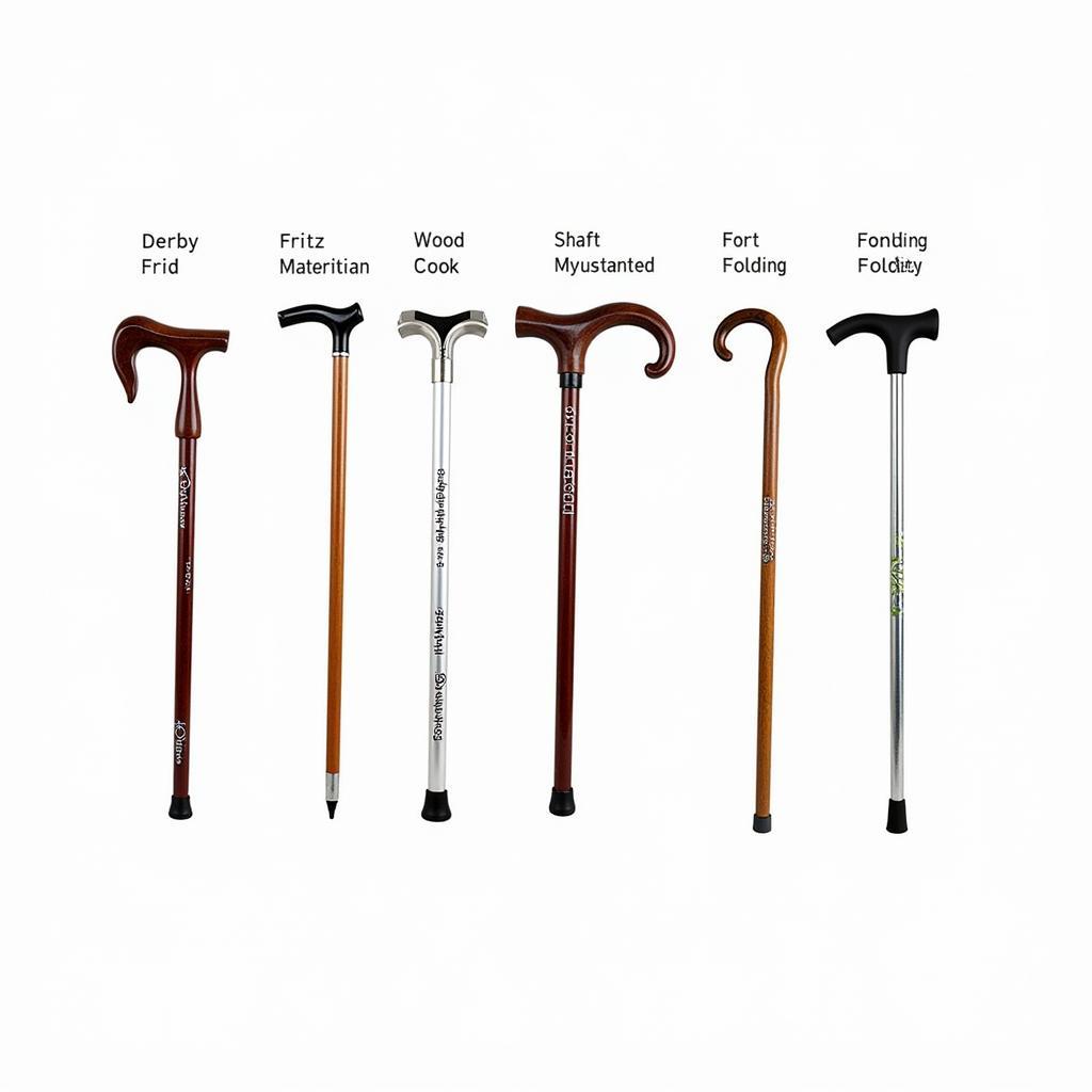 Different Styles of Personalized Walking Canes