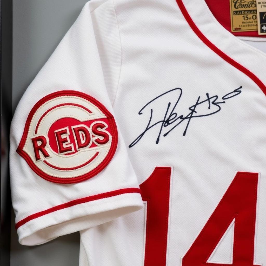 Pete Rose Signed Cincinnati Reds Jersey