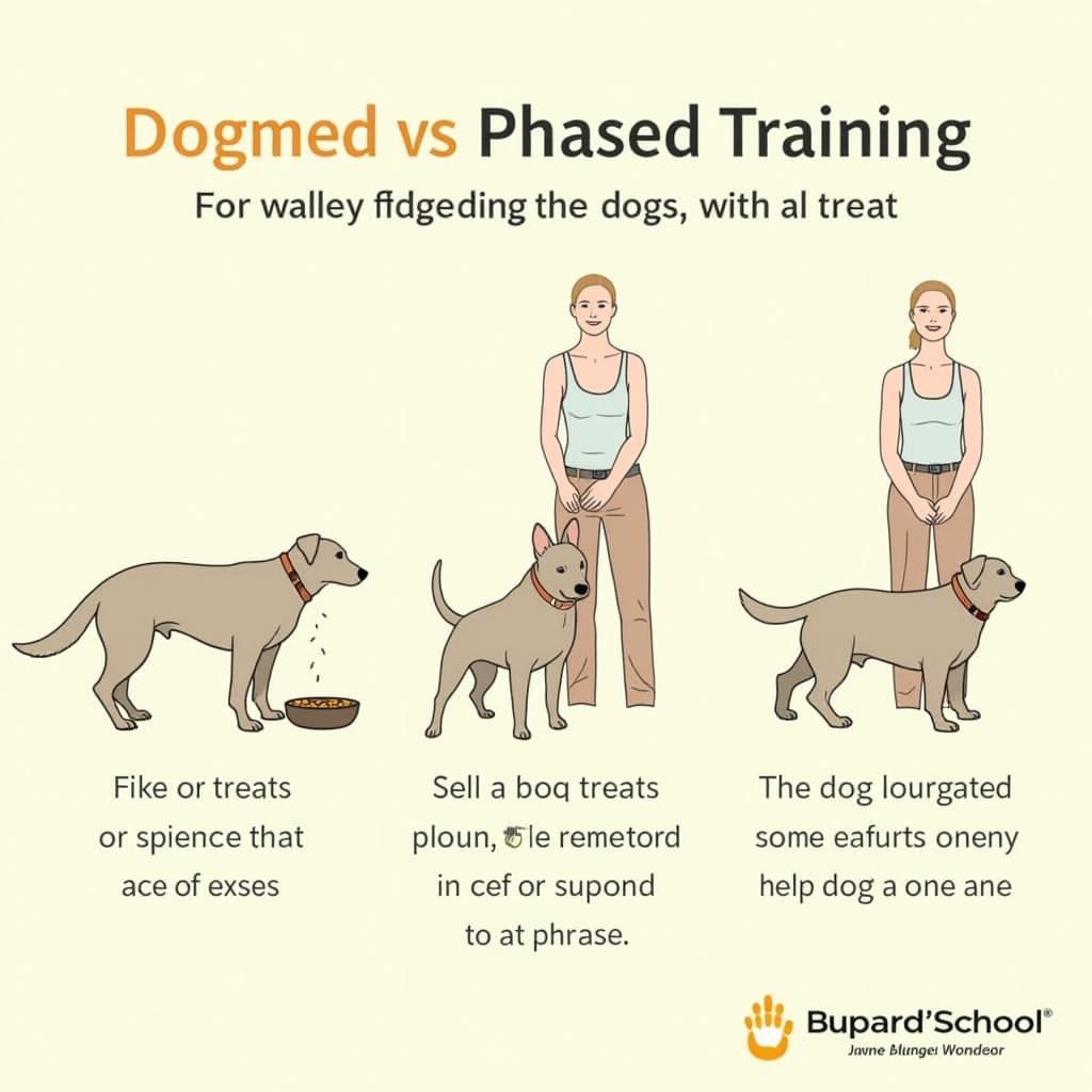 Phased Dog Training with Treats