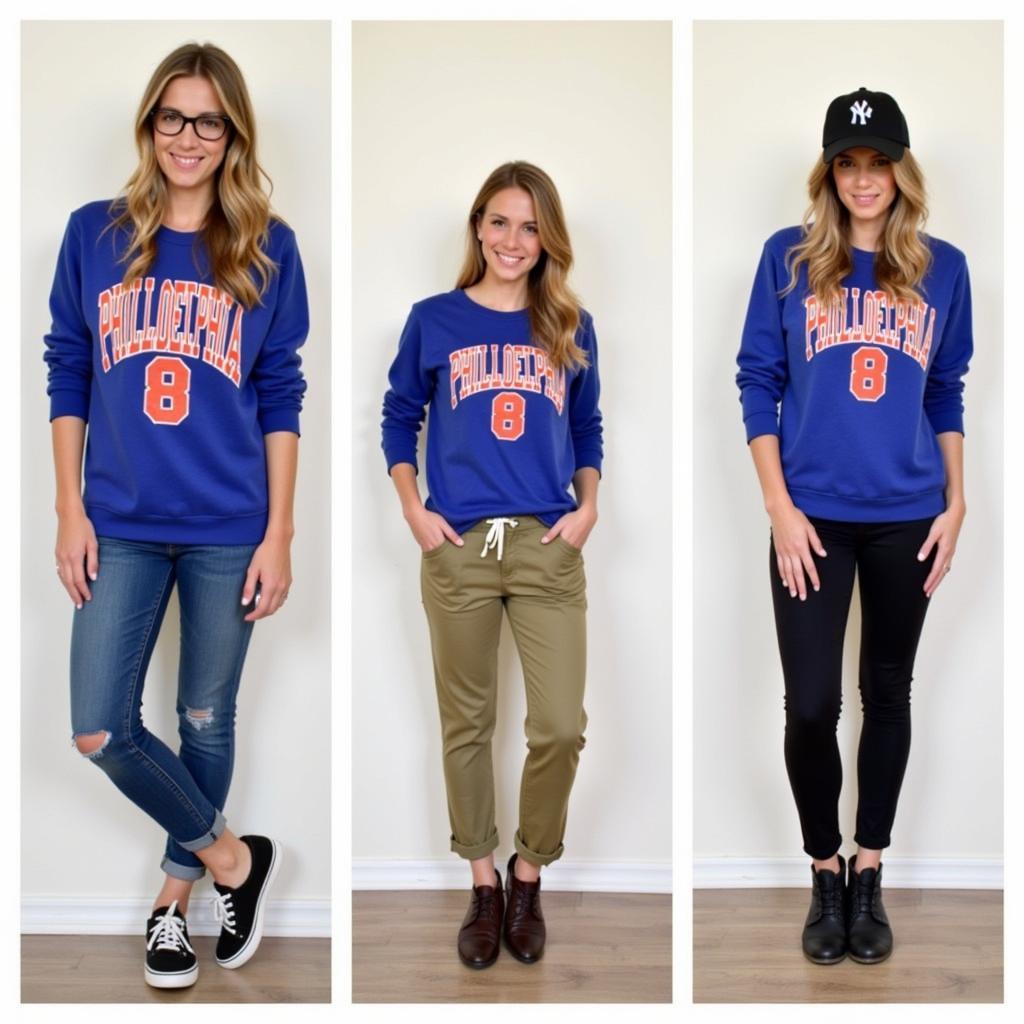 Philadelphia Sweatshirt Casual Outfit Ideas