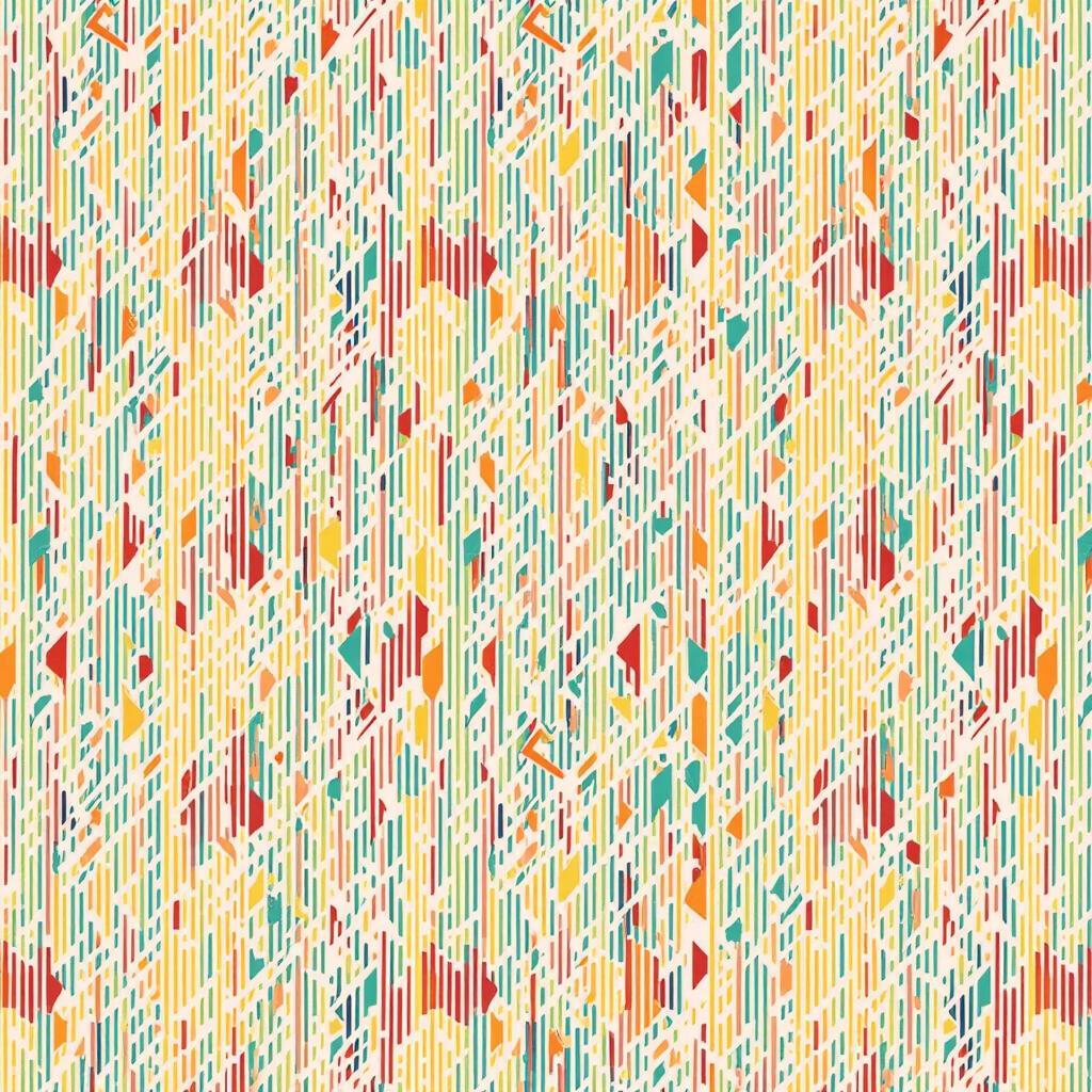 Bold Geometric Print Pick Up Sticks Wallpaper