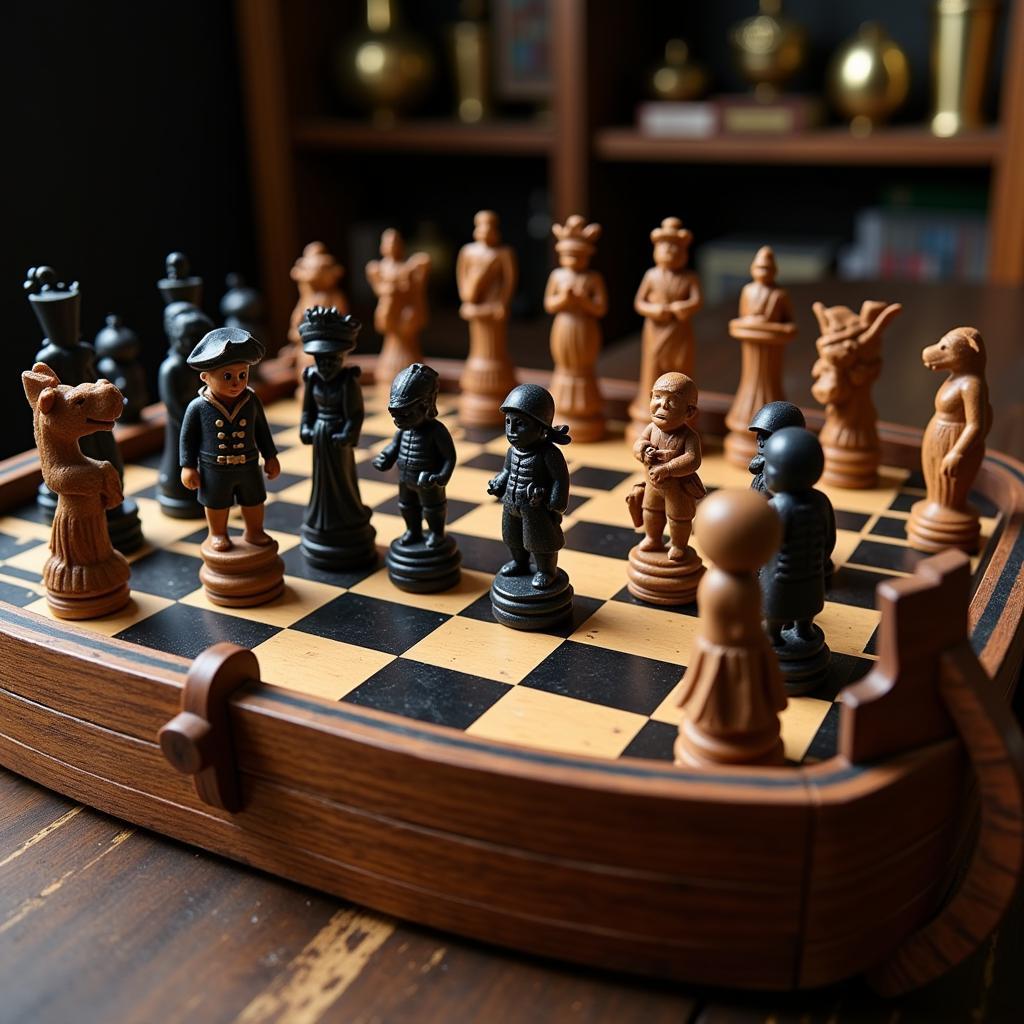 Pirate Chess Set Playing Board