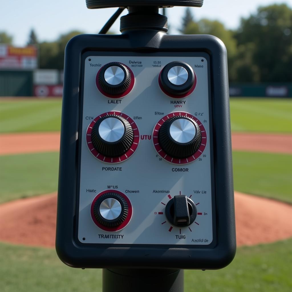 Pitching Machine with Various Controls