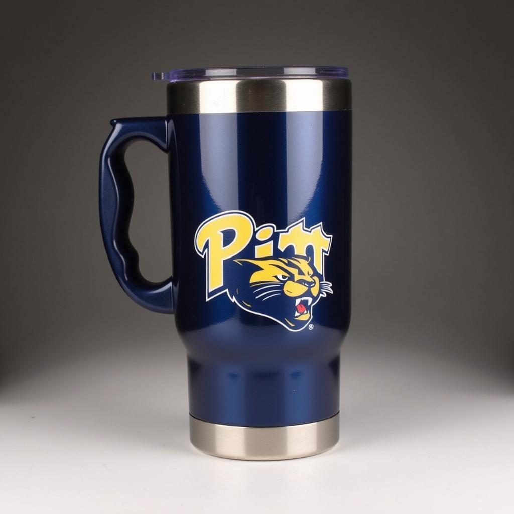 Pitt Panthers Stainless Steel Travel Coffee Mug