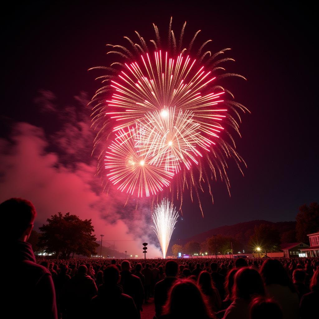 Spectacular Fireworks Display at Pittsburg NH Old Home Day