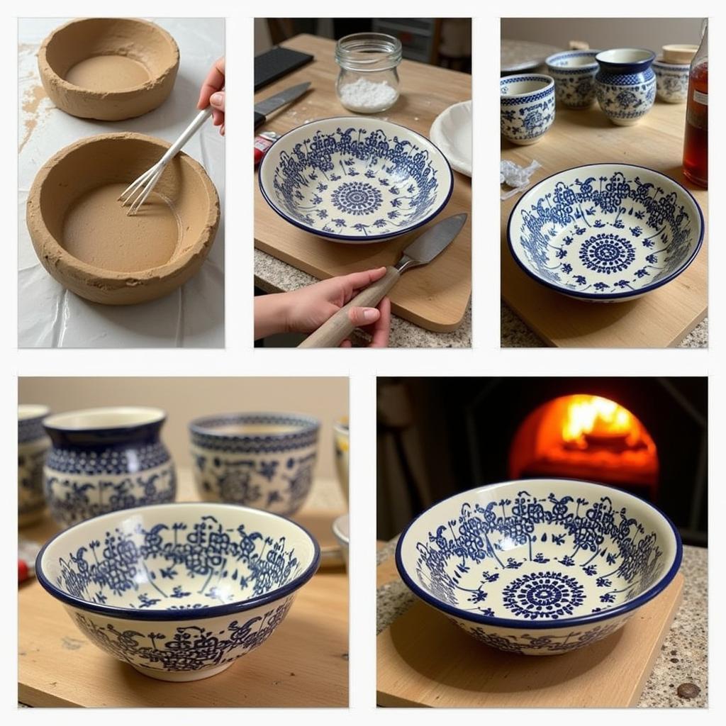 Polish Pottery Bowl Making Process