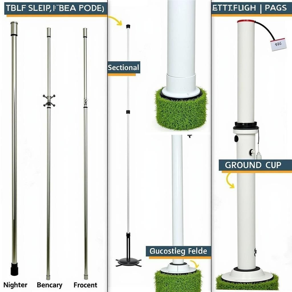 Various Portable Flag Pole Options