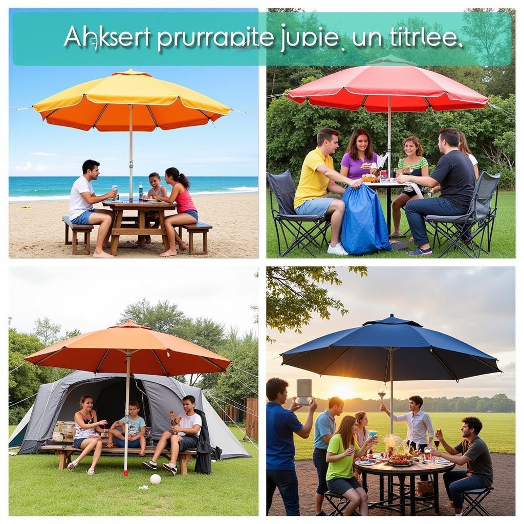 Creative Uses for a Portable Picnic Table Umbrella