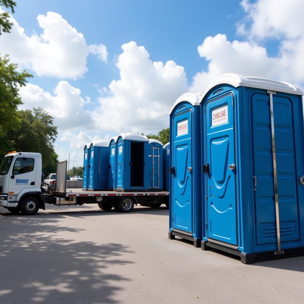 Portable Toilet Delivery and Setup in Miami