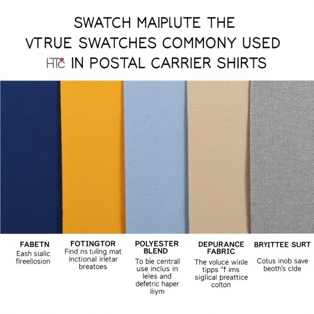 Different Fabric Types for Postal Carrier Shirts