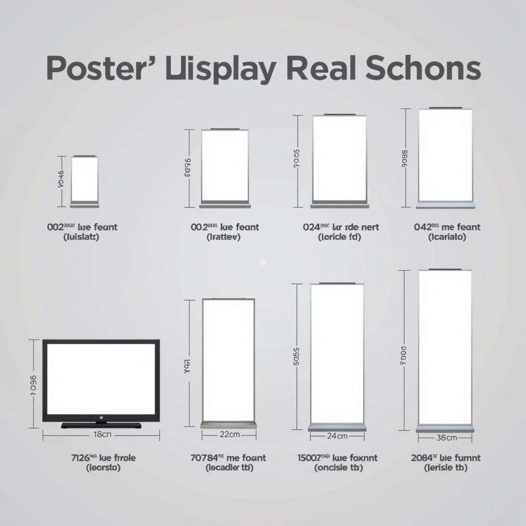 Poster Flip Display Sizes and Capacities