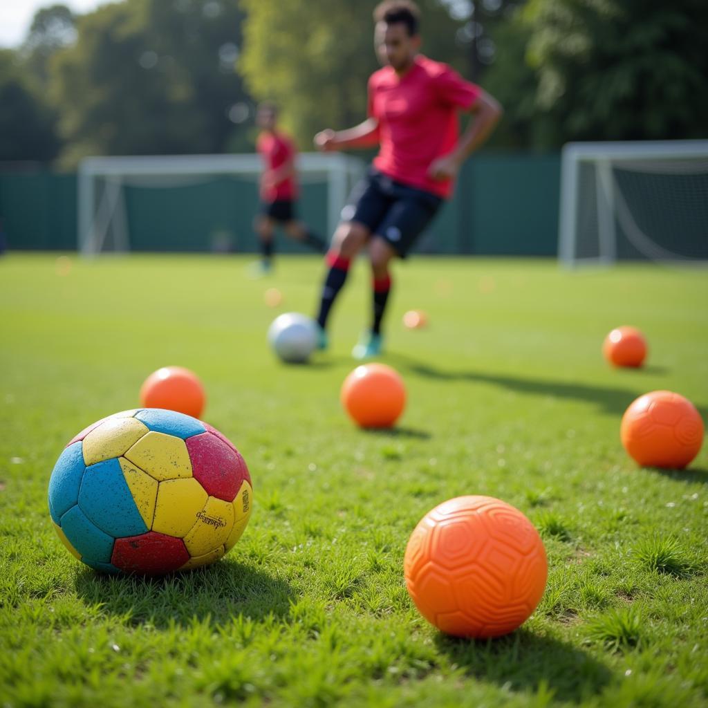 PP Balls in Football Training