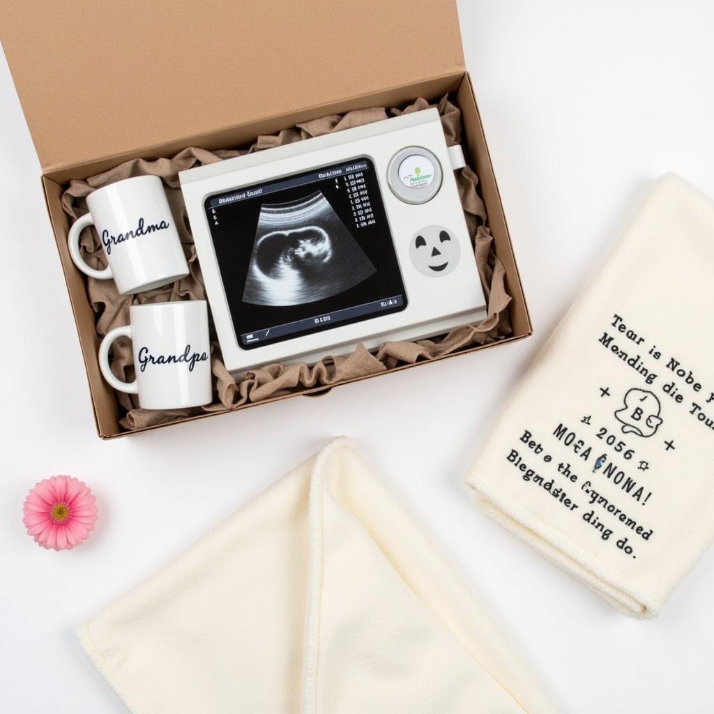 Pregnancy Announcement Box for Grandparents with Personalized Gifts