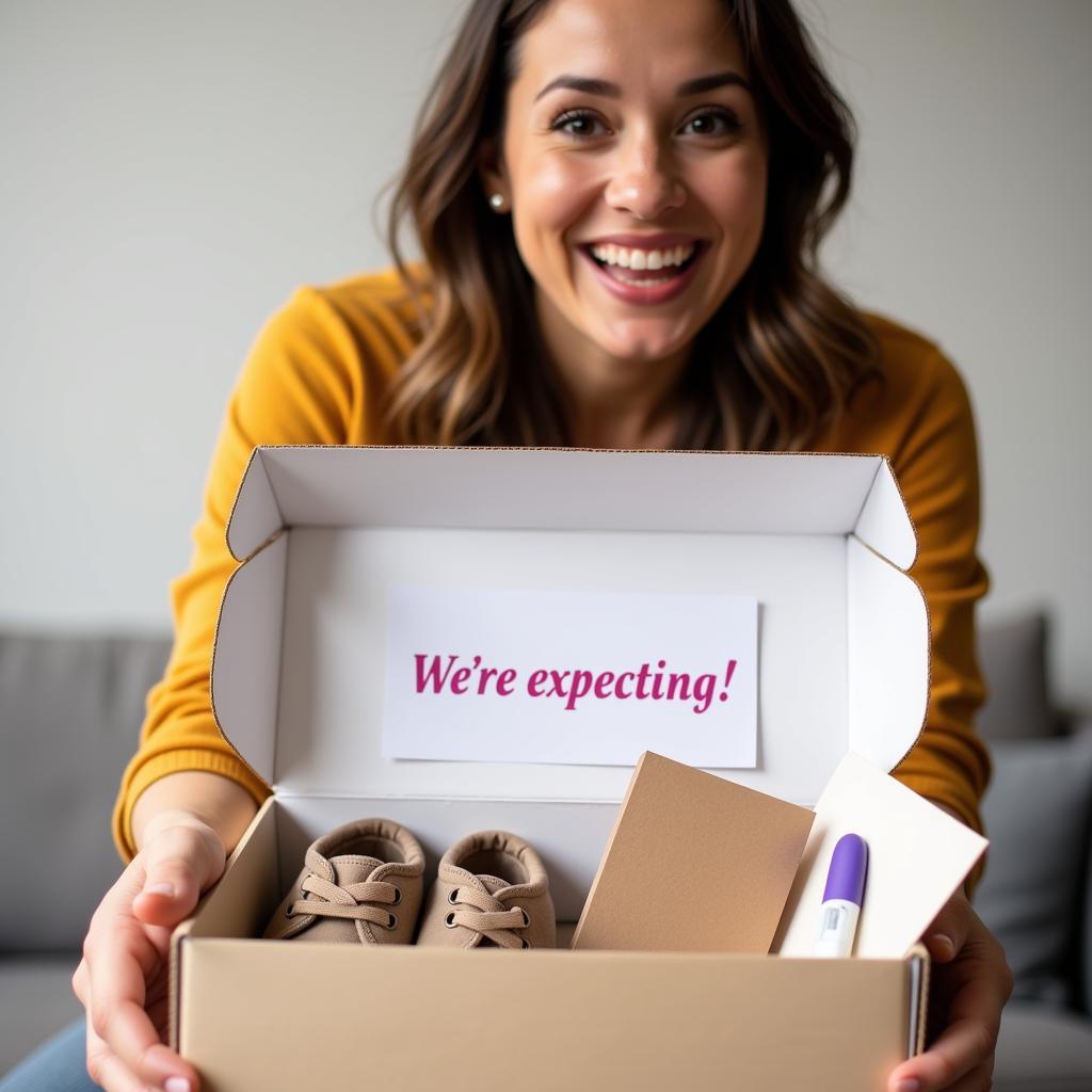 Surprise Pregnancy Announcement Box Ideas