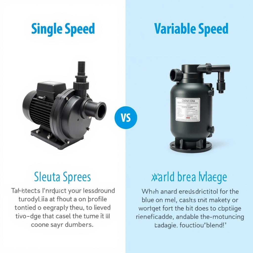 Premium Blue Pool Pump Types - Single-Speed vs. Variable-Speed