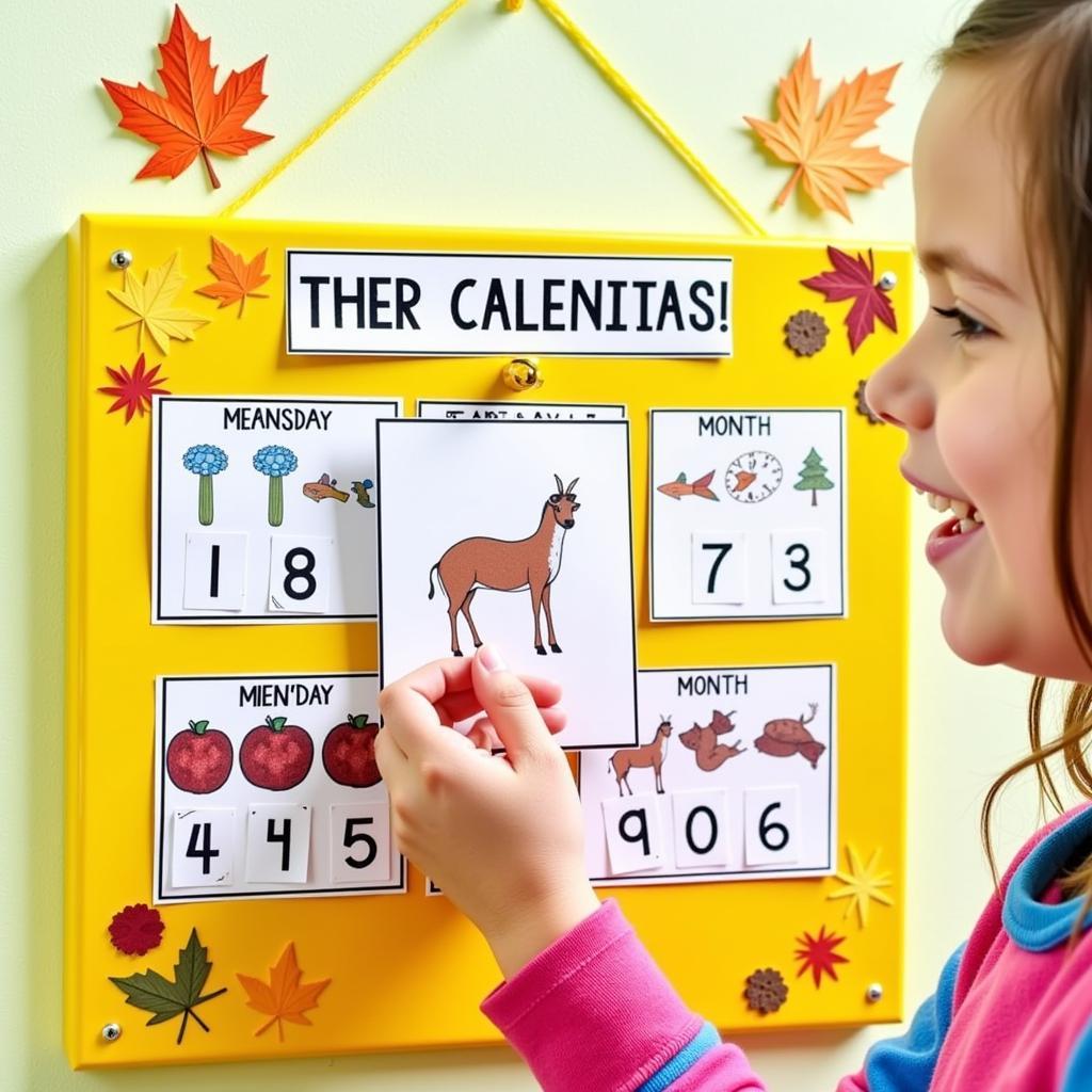 Printable Calendar Numbers for Pocket Chart