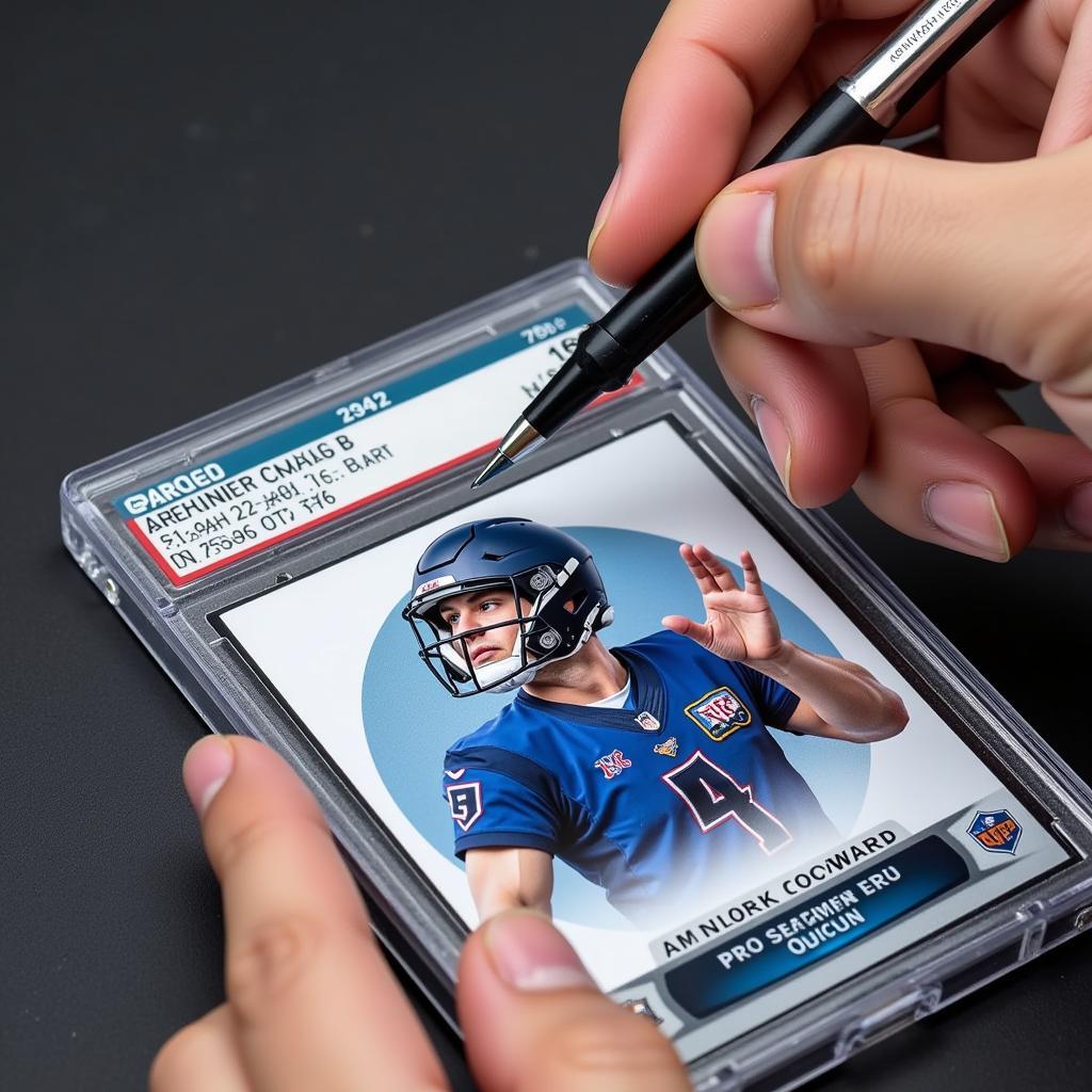 Professional Grading of 2022 Pro Set Draft Football Cards