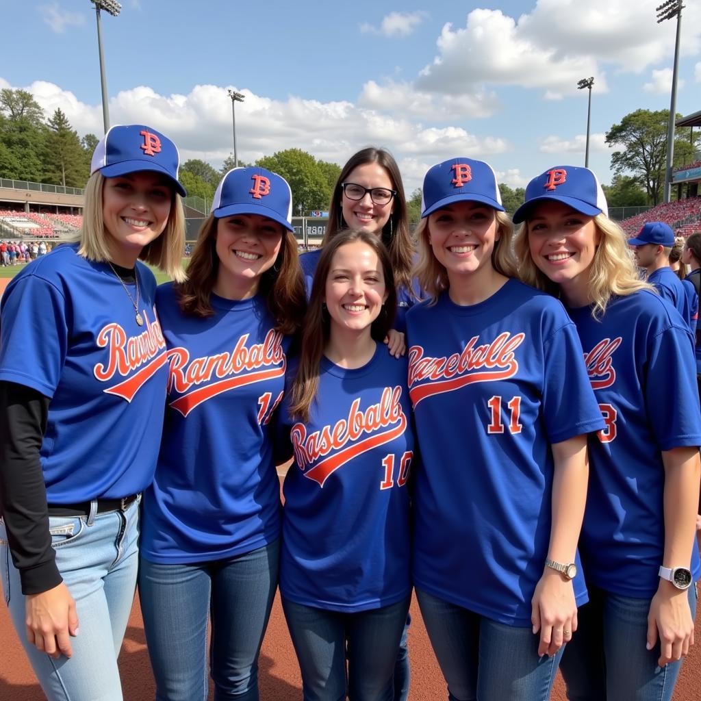 Proudly Wearing Baseball Team Mom Shirts