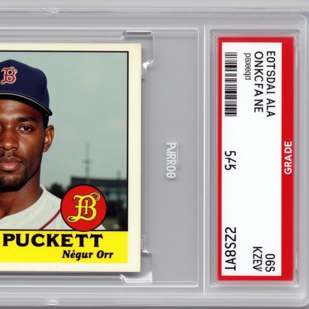 PSA Graded Kirby Puckett Card Example